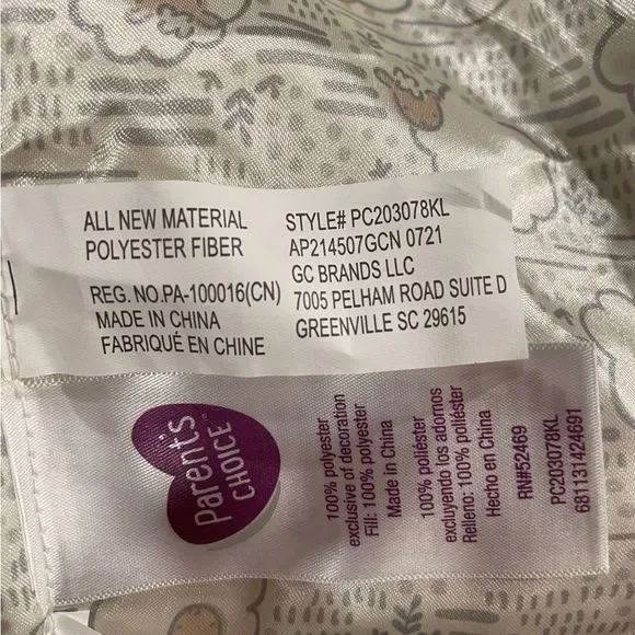 Lamb Unisex Neutral Security Blanket Lovey Snuggle Buddy Parents Choice NWT - Picture 8 of 10